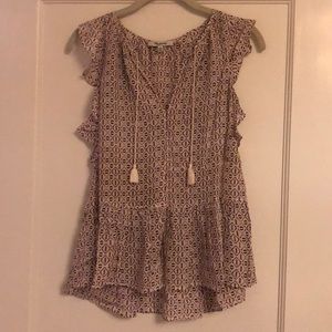 XXS Madewell sleeveless blouse